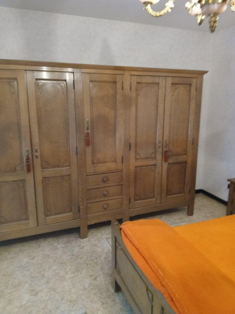 kleerkast, Huis en Inrichting, Ophalen, Gebruikt, Eikenhout, Met lade(s)