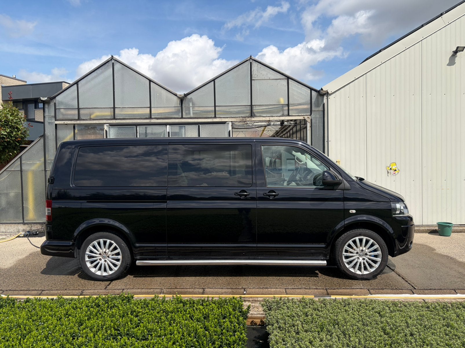 Volkswagen transporter dubbel cabine l2h1, Voorwielaandrijving, Volkswagen, Zwart, Bedrijf