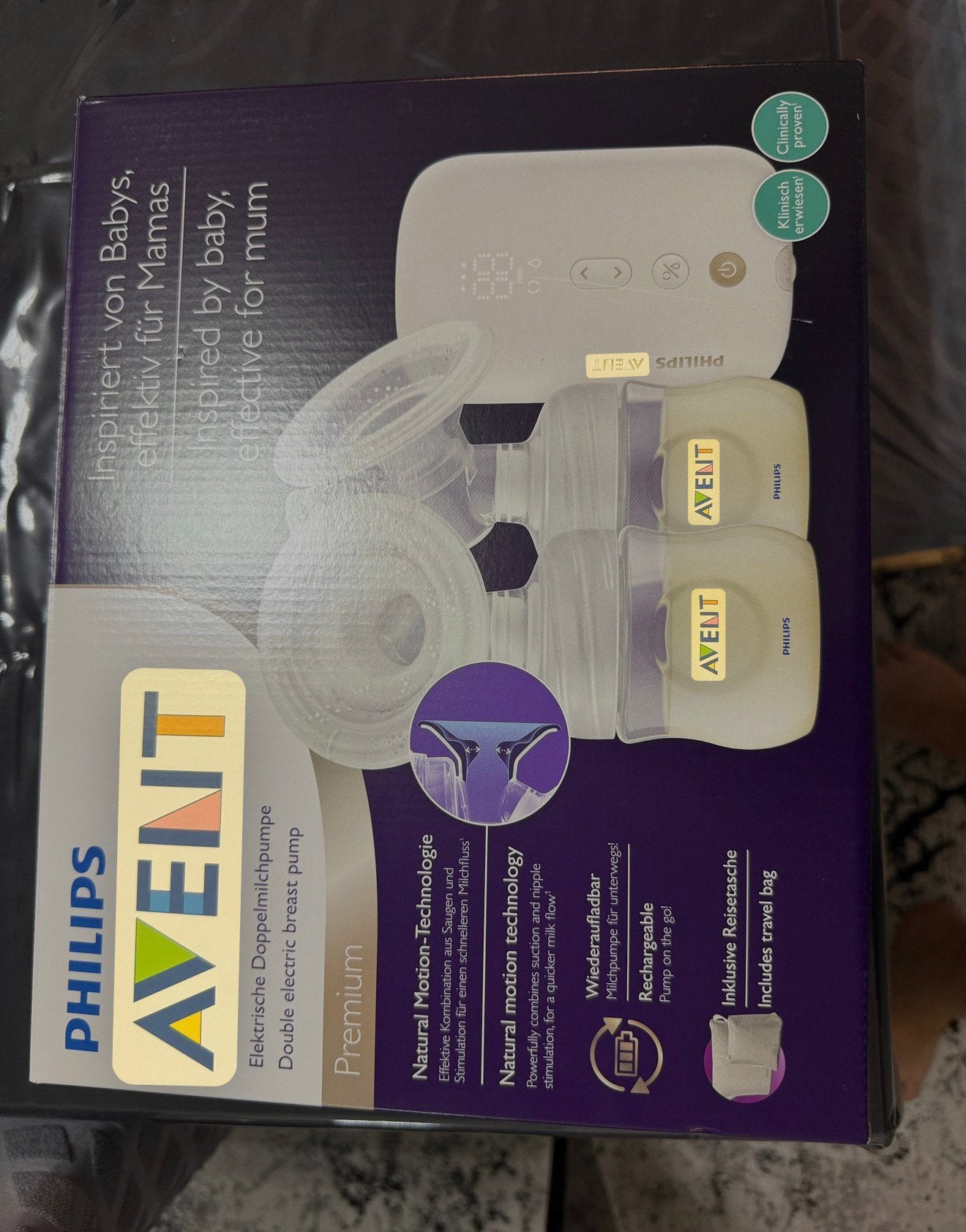 Tire Lait Philips Avent Double Variés, Enlèvement ou Envoi, Comme neuf, Philips Avent