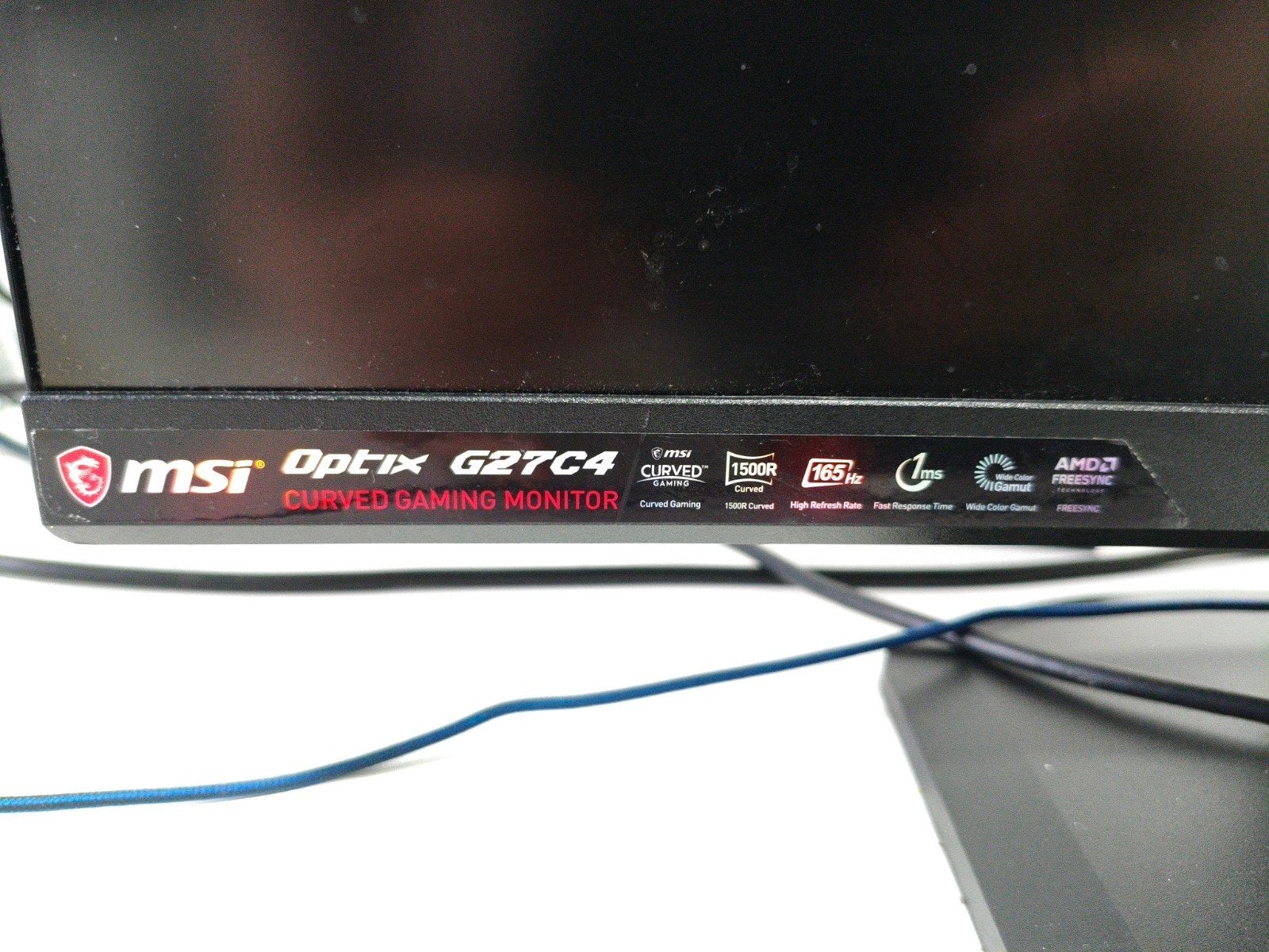 Pc monitor 1080p MSI optie G27C4 165hz 1ms curved, Ophalen, Msi
