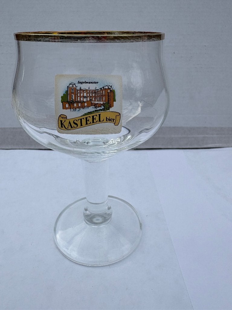 Kasteelbier (mini-glas), Verzamelen, Ophalen of Verzenden, Zo goed als nieuw, Glas of Glazen, Overige merken