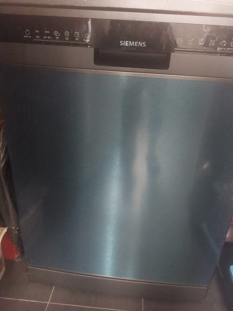 Siemens iQ300 Black Inox - Comme neuf - Garantie 09/2027, Electroménager, Lave-vaisselle, 85 à 90 cm, Moins de 10 litres, Comme neuf