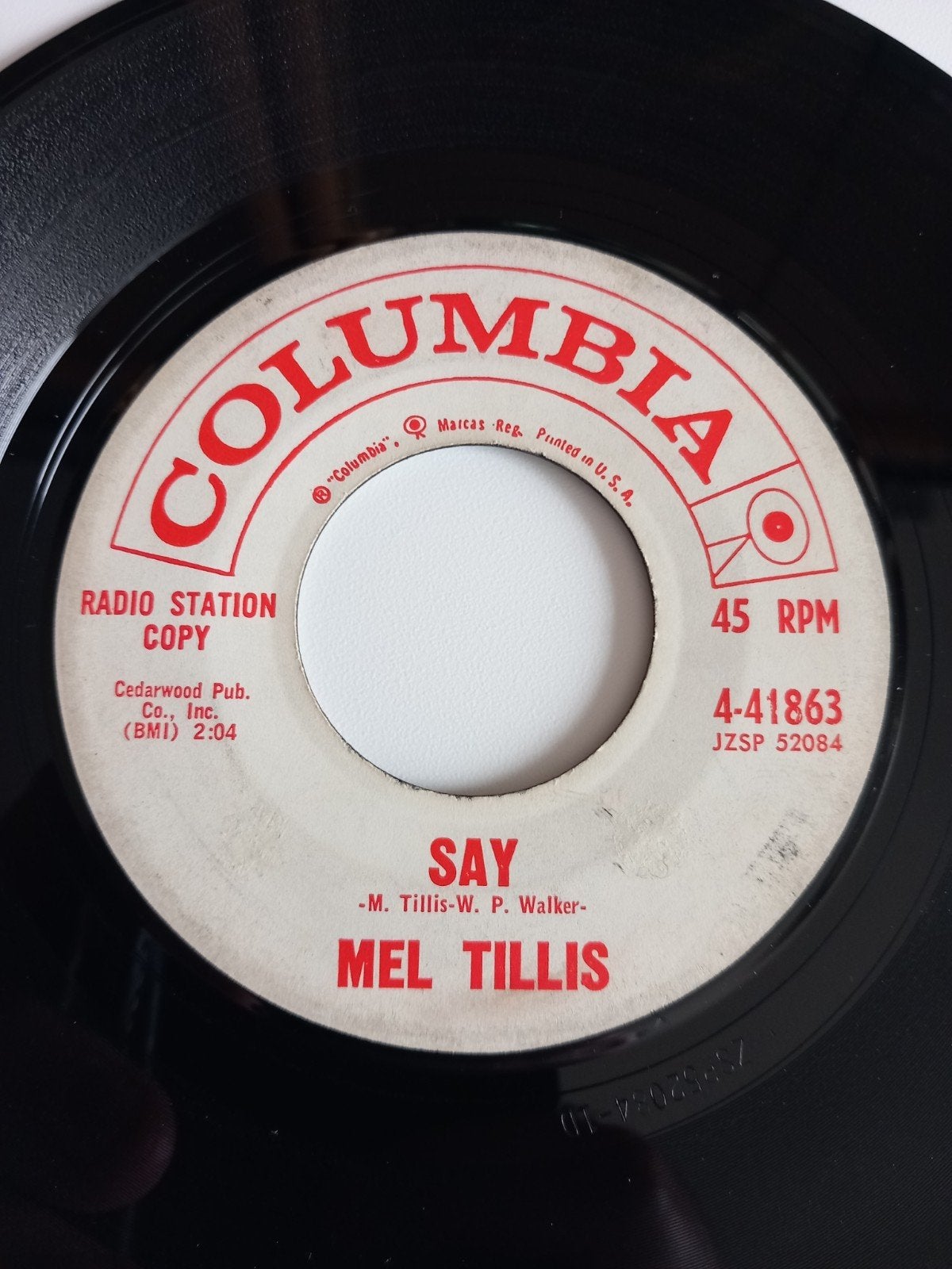 MEL TILLIS. SAY . POPCORN OLDIES USA 45T