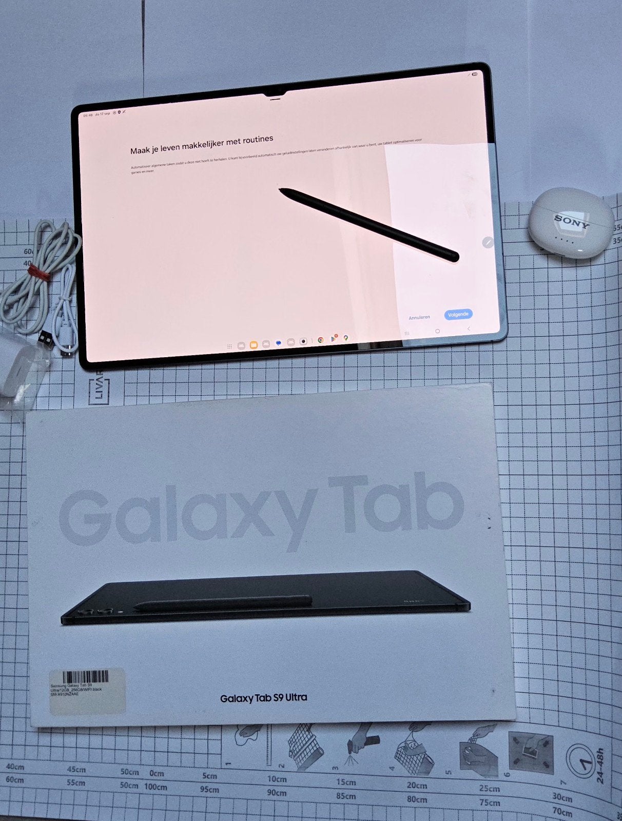 Samsung Galaxy Tab S9 Ultra, 256 Go presque neuf avec access, Enlèvement ou Envoi