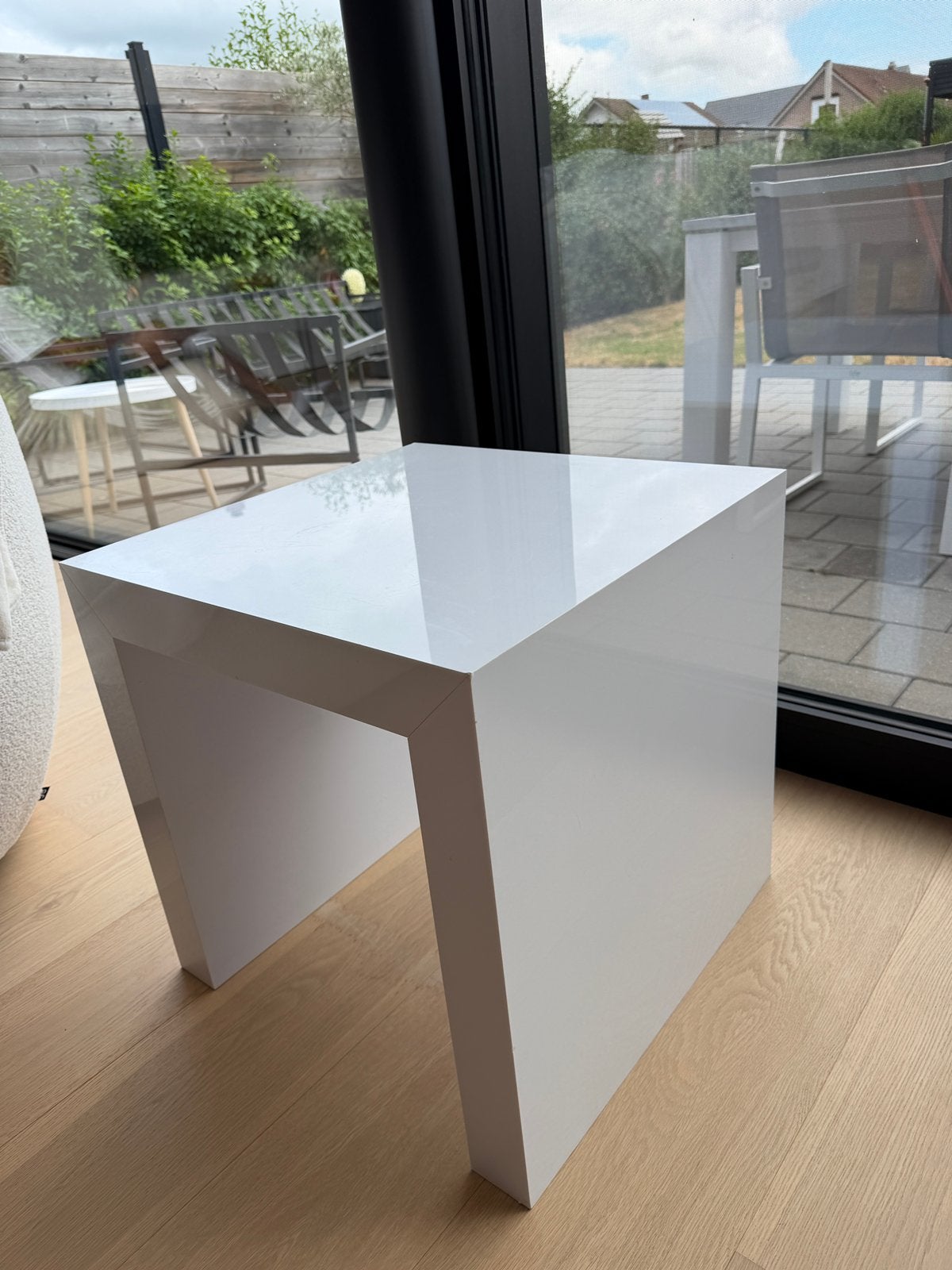 Salontafeltje, Huis en Inrichting, Tafels | Eettafels, Ophalen, Gebruikt, Vierkant