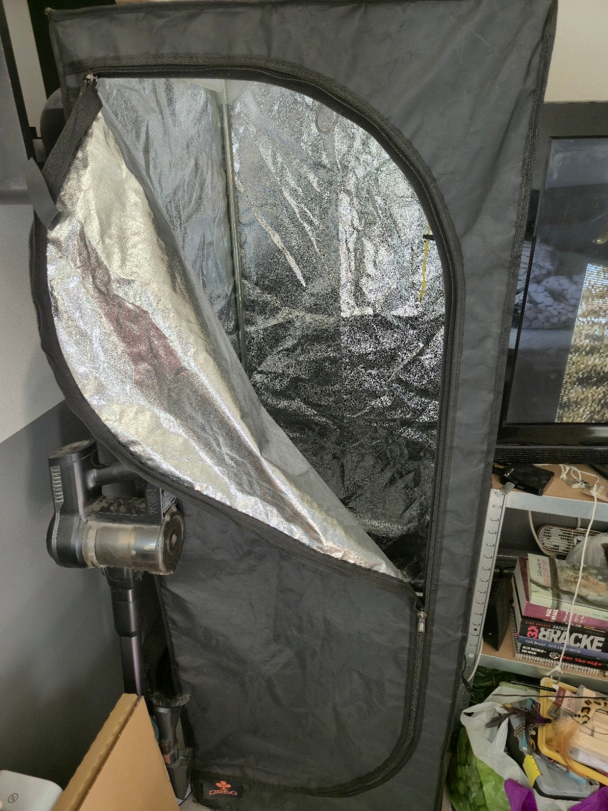 kweektent + lamp, Ophalen, Kweeklamp