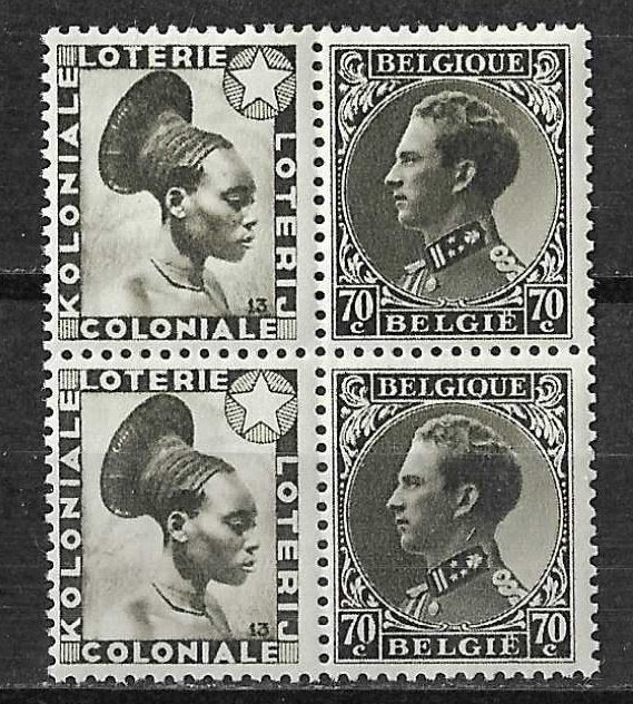 Loterie coloniale OPC PU73 de Belgique + Léopold III **, Enlèvement ou Envoi, Non oblitéré, Neuf