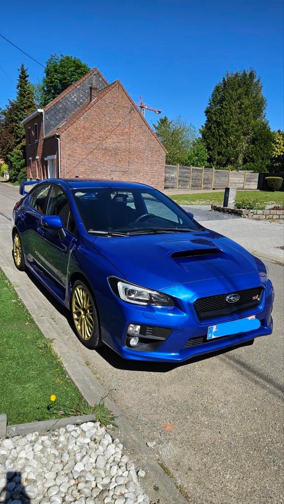 Subaru WRX STI, Auto's, Subaru, Particulier, WRX STI, 4x4, ABS, Benzine, Euro 6, Berline, 5 deurs, Handgeschakeld, Blauw, Zwart