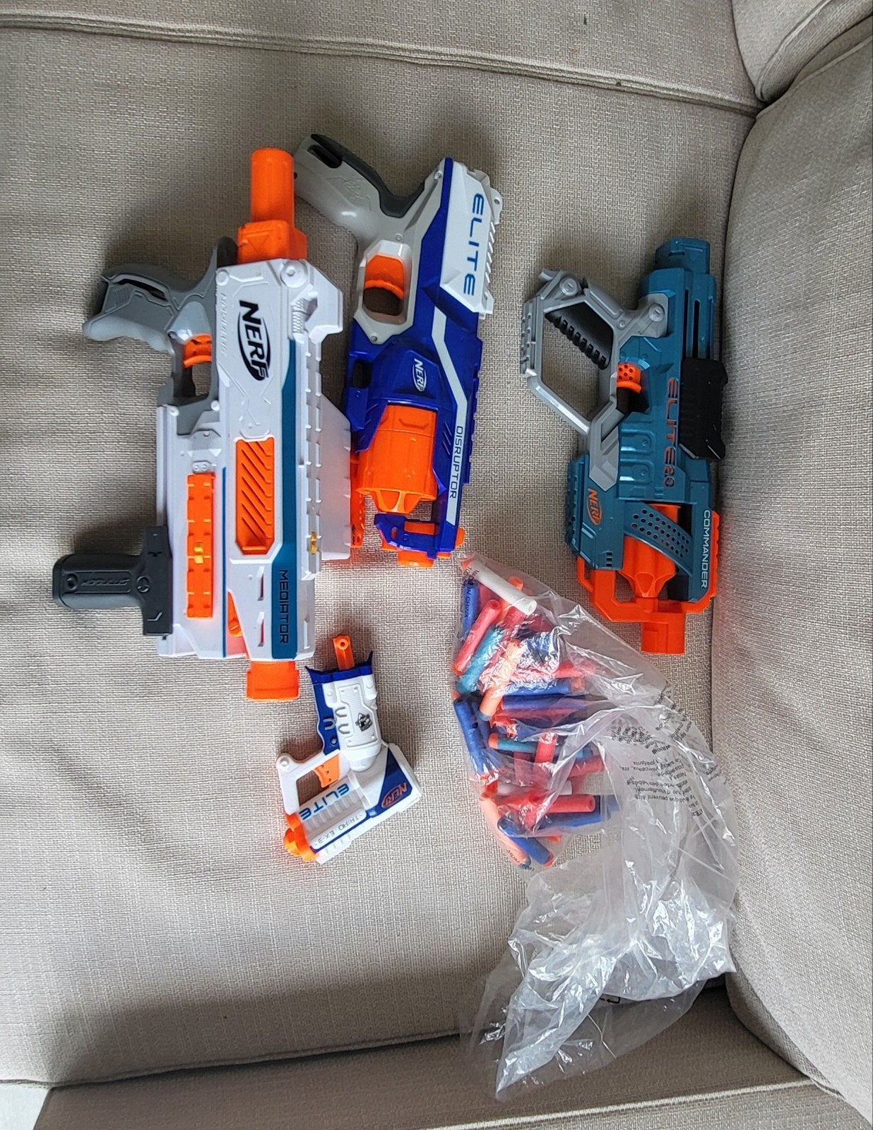 Nerf-wapens, Kinderen en Baby's, Speelgoed | Buiten | Actiespeelgoed, Ophalen, Gebruikt