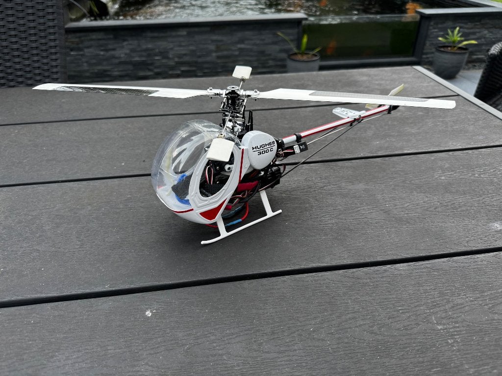 Trex 250 align met Hughes 300 C, Hobby en Vrije tijd, Ophalen of Verzenden, Gebruikt, Elektro, Helikopter