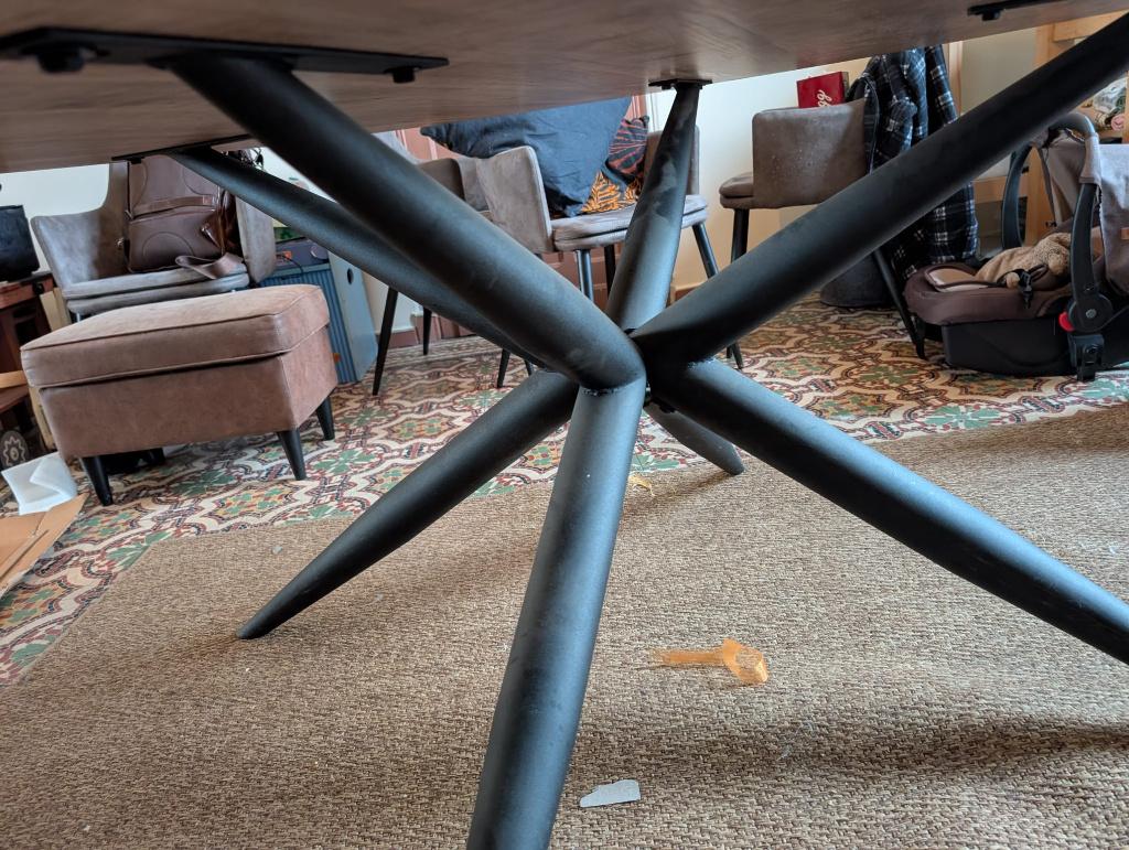 tafel, Ophalen, Lamulux, Rond, Zo goed als nieuw