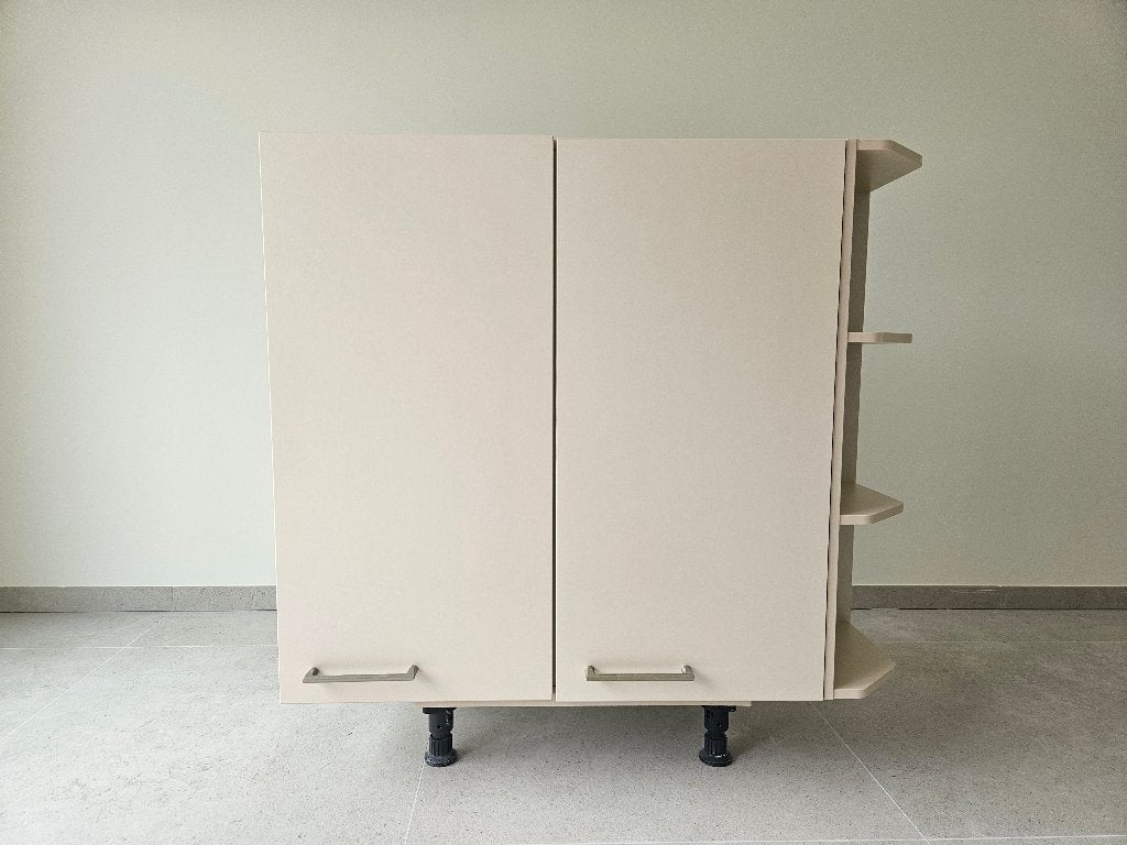 Keukenkastje, Ophalen, Gebruikt, 100 tot 150 cm, Beige