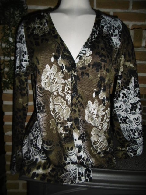 winter Dames T-shirt, V-hals, maat 44. Lange mouw, Kleding | Dames, Ophalen of Verzenden, Zo goed als nieuw, Maat 42/44 (L), Lange mouw