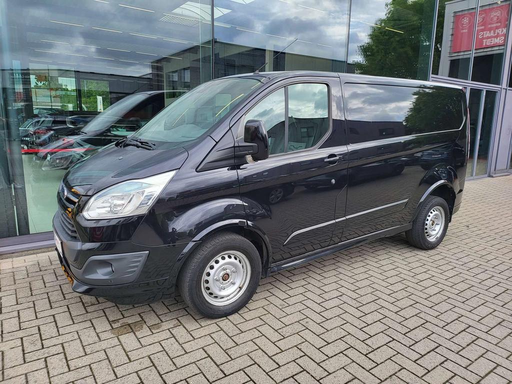 Ford Transit Custom 2.2 TDCI | 2014 | Handgeschakeld | 139.0, Auto's, Bestelwagens en Lichte vracht, Euro 5, Gebruikt, Zwart, 4 cilinders