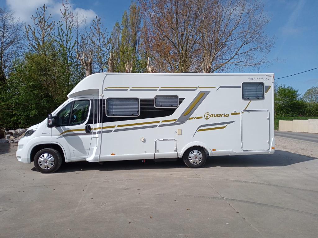 PILOTE BAVARIA T746 GJ - Onmiddellijk beschikbaar, ESP - Contrôle de stabilité, Toilette à cassette, Fiat, Boîte manuelle