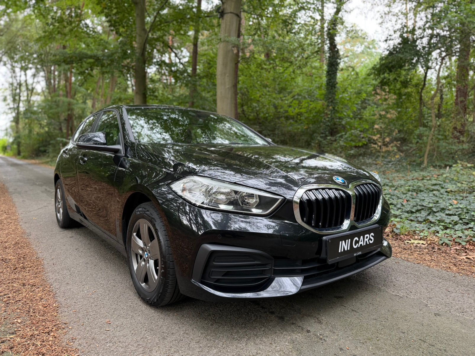 BMW 116d, Auto's, Navigatiesysteem, Euro 6, Zwart, Bedrijf