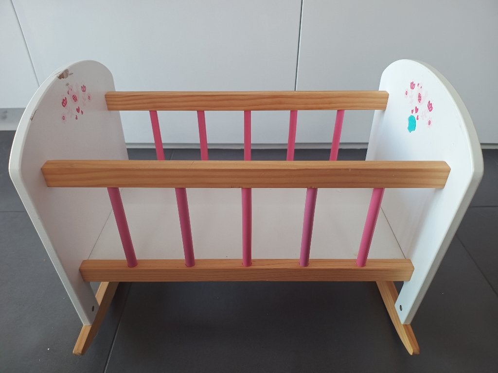 poppen wiegje, Ophalen, Gebruikt, Babypop