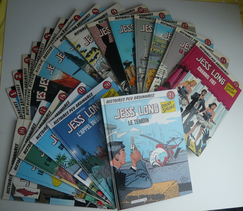 Bd JESS LONG tomes 1 à 21 (EO ttbe) de PIROTON, Boeken, Stripverhalen, Gelezen, "PIROTON", Complete serie of reeks, Ophalen of Verzenden