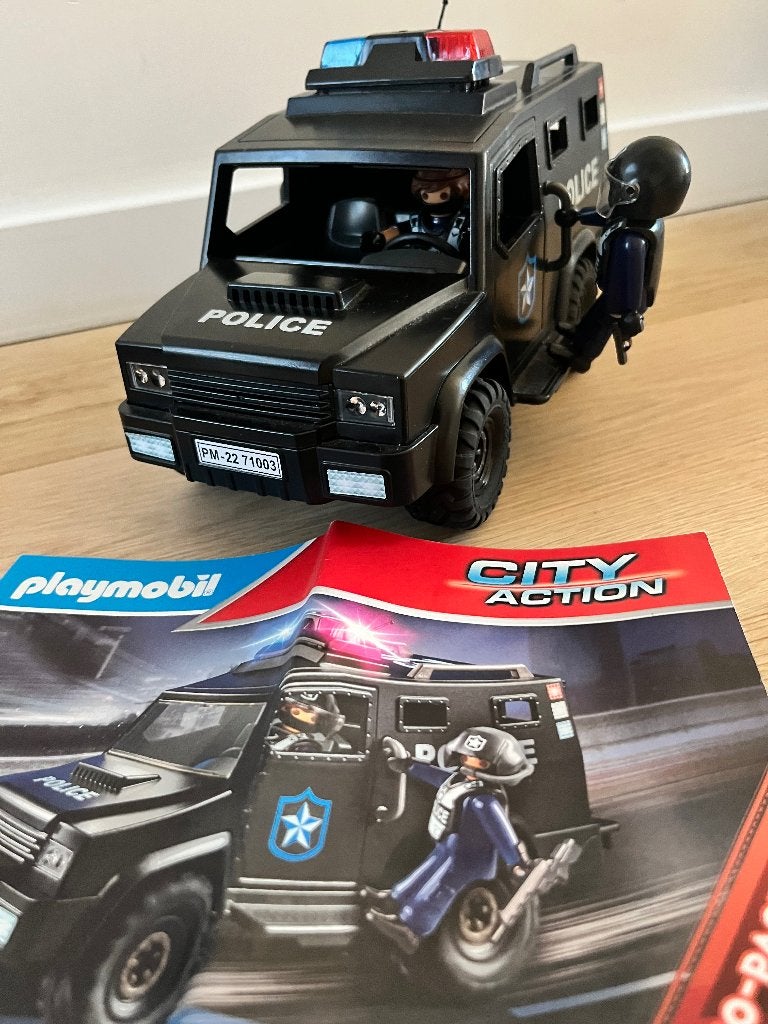 Playmobil Politieauto, Kinderen en Baby's, Ophalen, Zo goed als nieuw