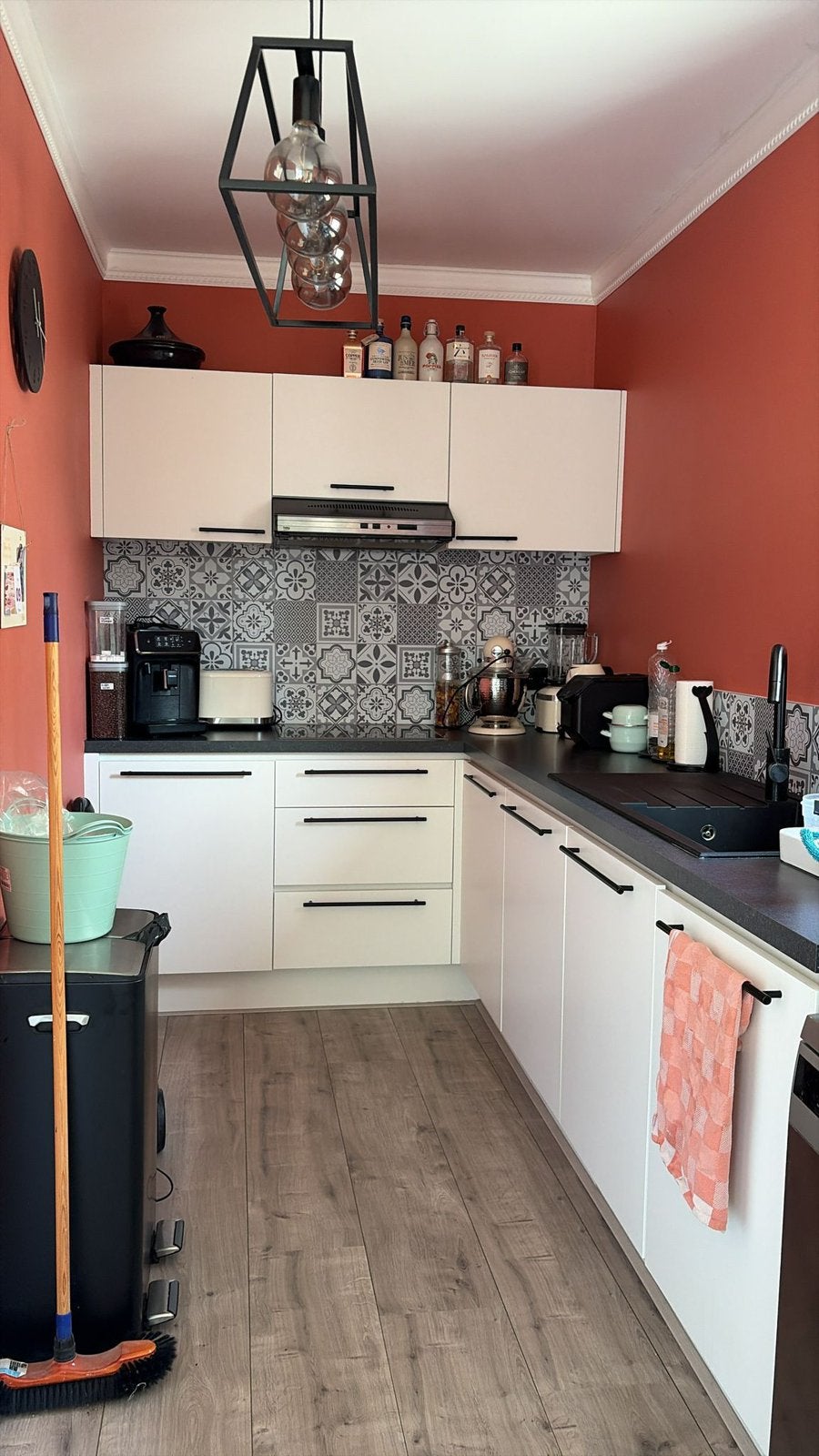 Mooie inderhouden witte keuken, Enlèvement, Comme neuf