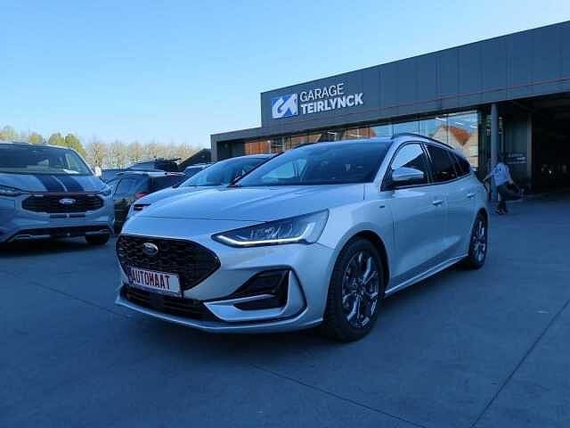 Ford Focus Break 1.0 i MHEV 155pk Automaat ST-Line BLIS ACC, Auto's, Ford, Euro 6, Bedrijf, USB, Zilver of Grijs