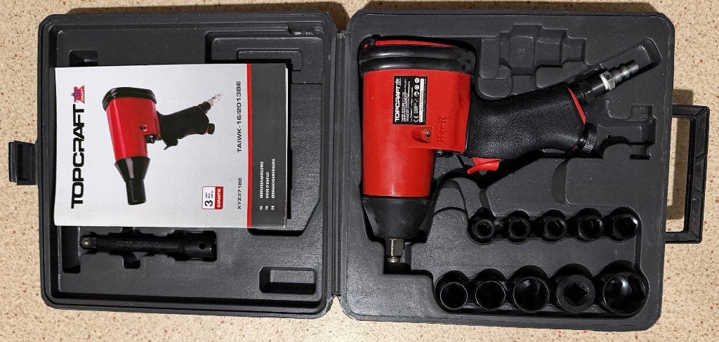 Niet-gebruikte Topcraft pneumatische slagmoersleutel, Enlèvement, Neuf