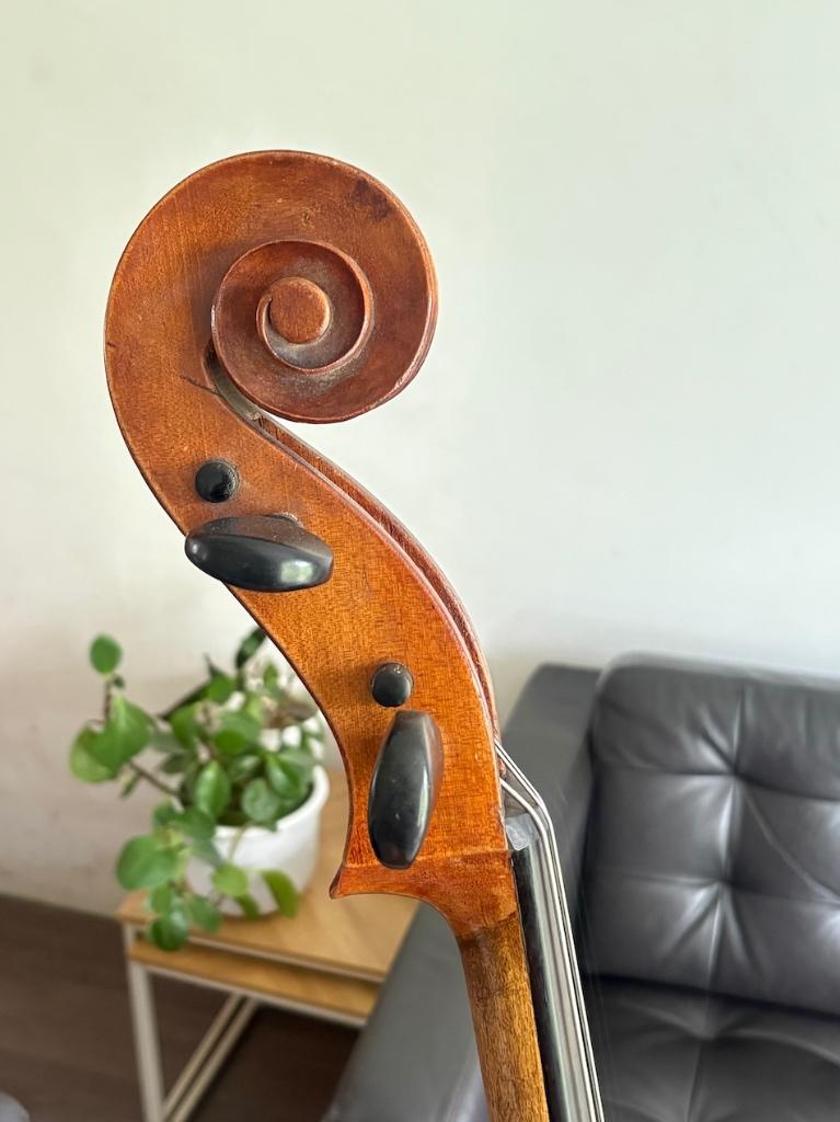 Ancien et superbe violoncelle 4/4 Mirecourt 1920, Musique & Instruments, Enlèvement ou Envoi, Utilisé, Violoncelle 4/4