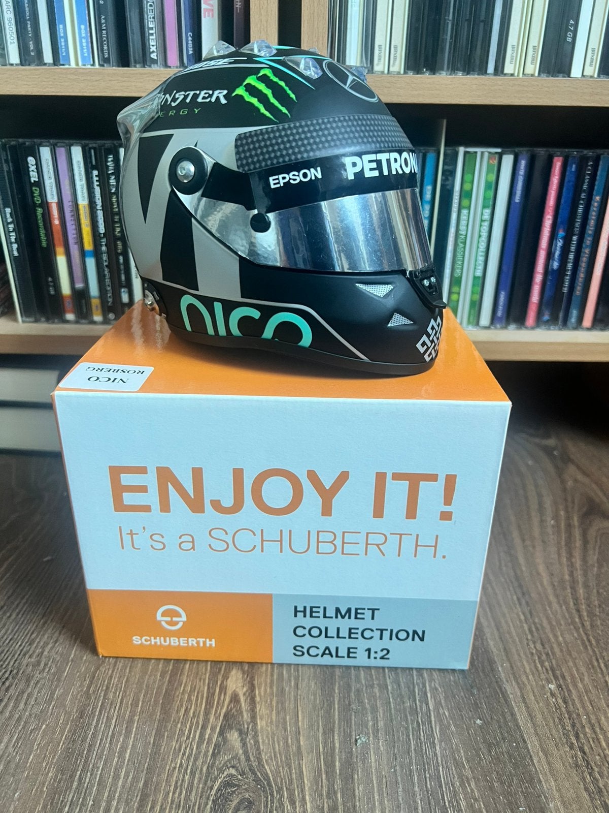 Casque Nico Rosberg 2016 1/2 avec améliorations, Collections, Enlèvement ou Envoi, Comme neuf, ForTwo