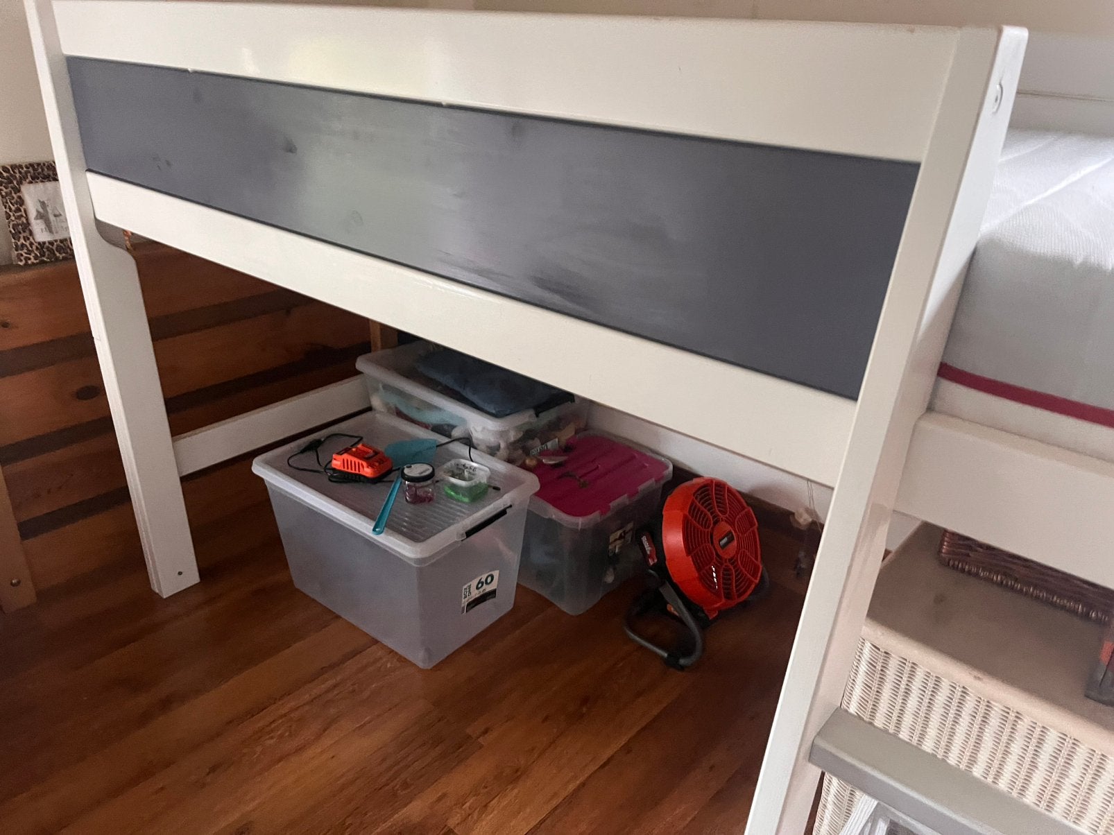 Half hoogslaper van Lifetime met accessoires, Enlèvement, Utilisé, Lit mezzanine
