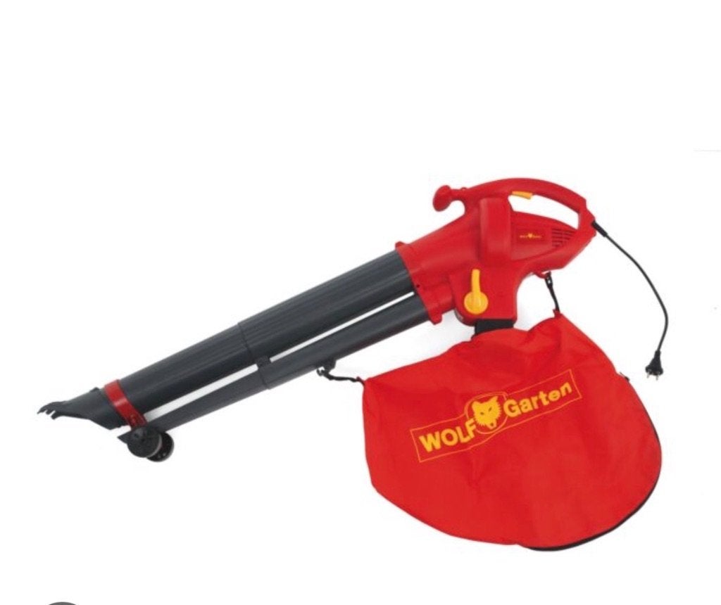 Bladblazer wolf, Ophalen, Ruggedragen, Met opvangzak, Elektrisch
