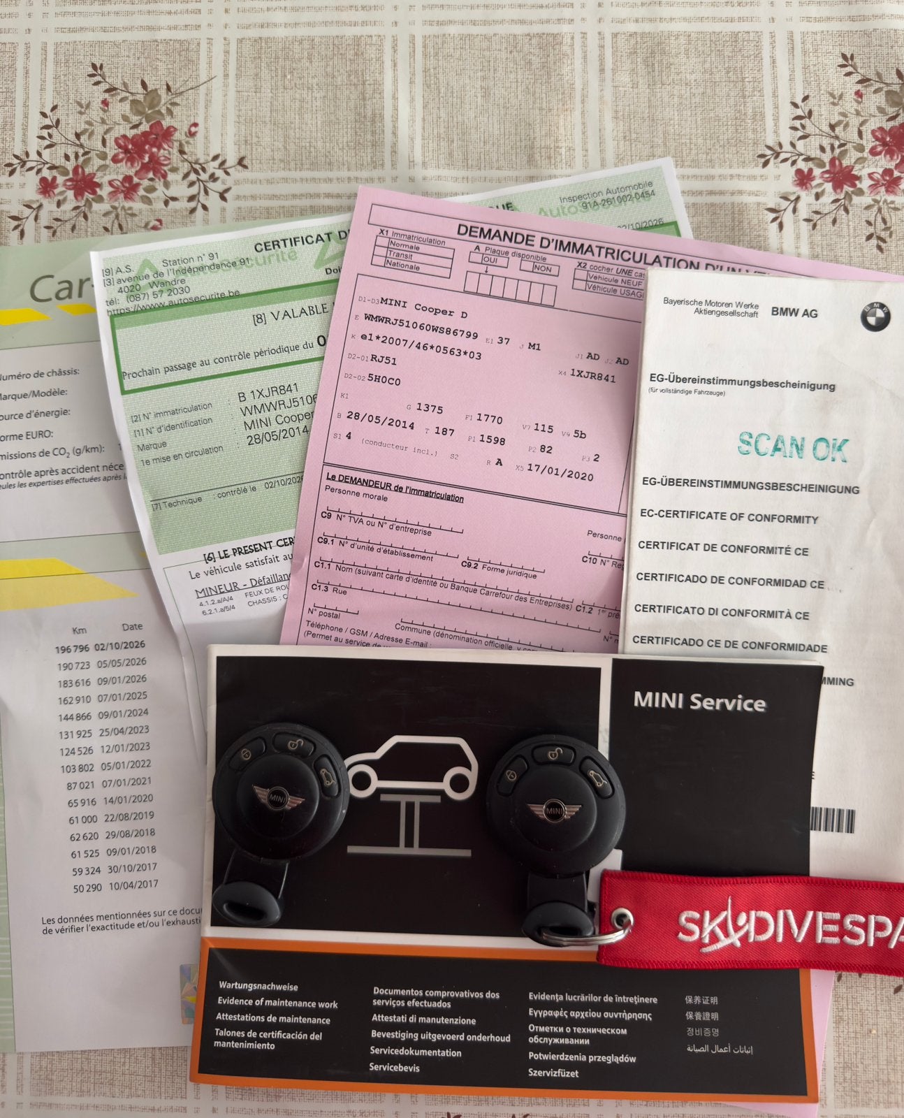 Mini Cooper paceman prête à immatriculer, Auto's, Zwart, Particulier, Lichtsensor, Onderhoudsboekje