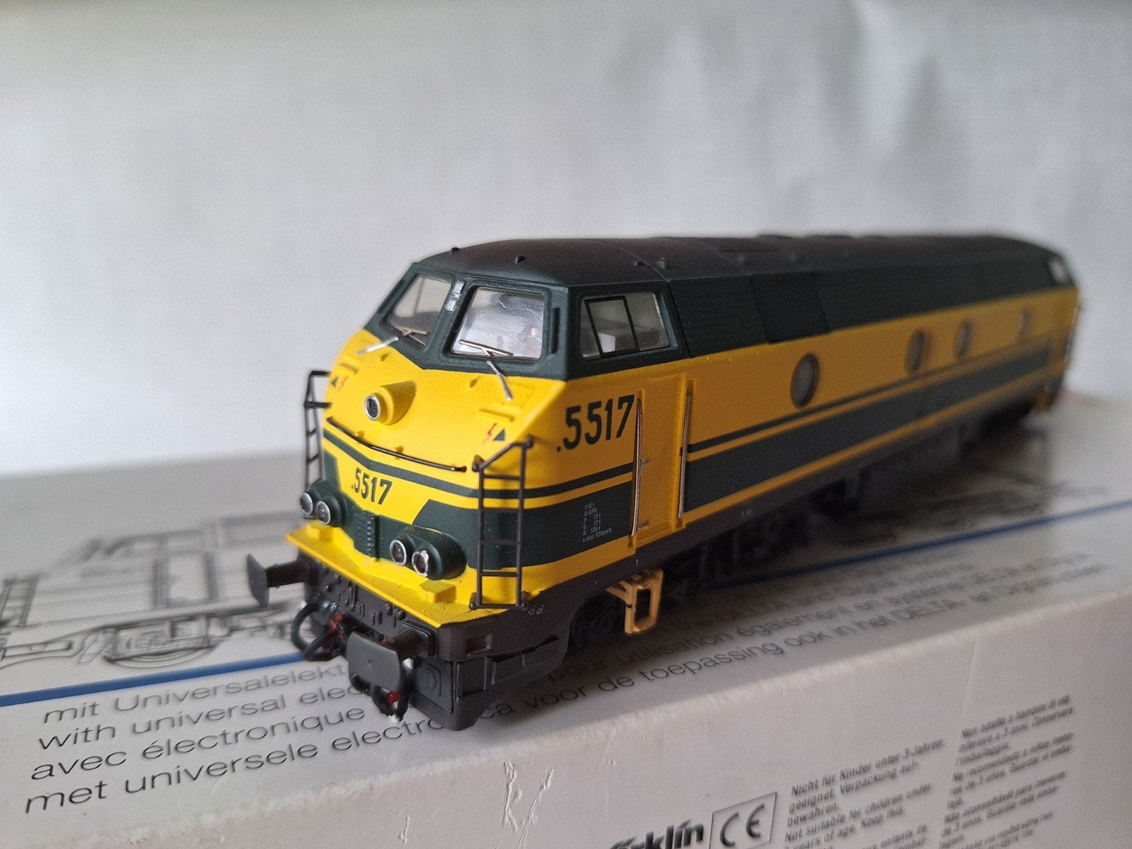Marklin 3466 édition spéciale Club .5517 SNCB SNCB, Enlèvement ou Envoi