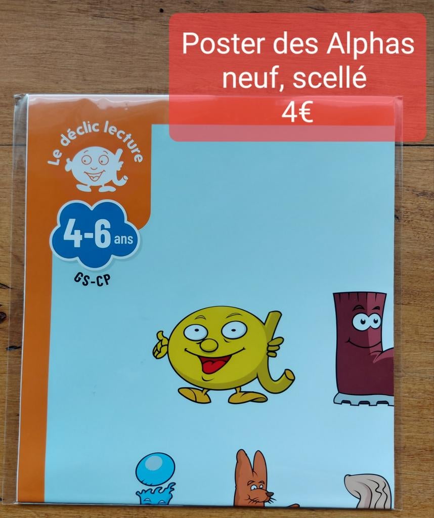 Poster des Alphas neuf, plusieurs disponibles, Enlèvement