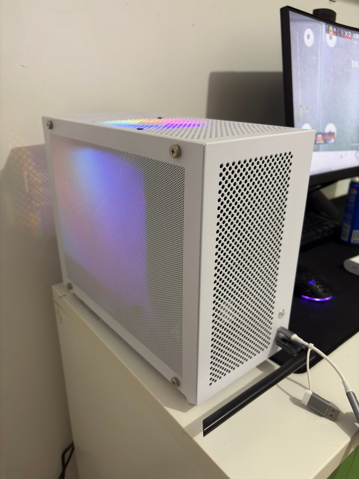 GAMING PC – RTX 2070 | XEON 10-CORE | 16GB DDR4 | RGB, Elektronische apparatuur, Ophalen, Zo goed als nieuw