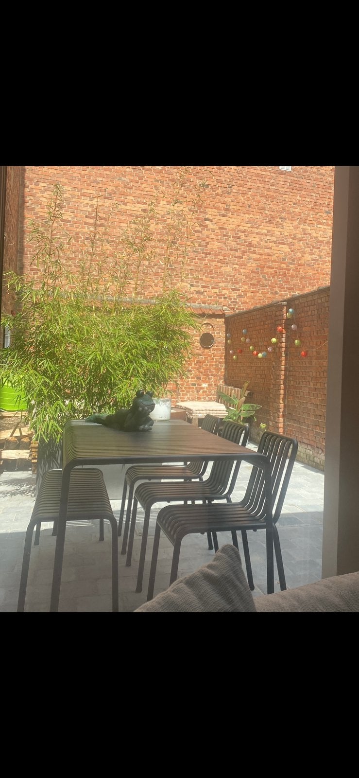 Hay tuinset zwart staal, Ophalen, Overige materialen, Bank, 6 zitplaatsen