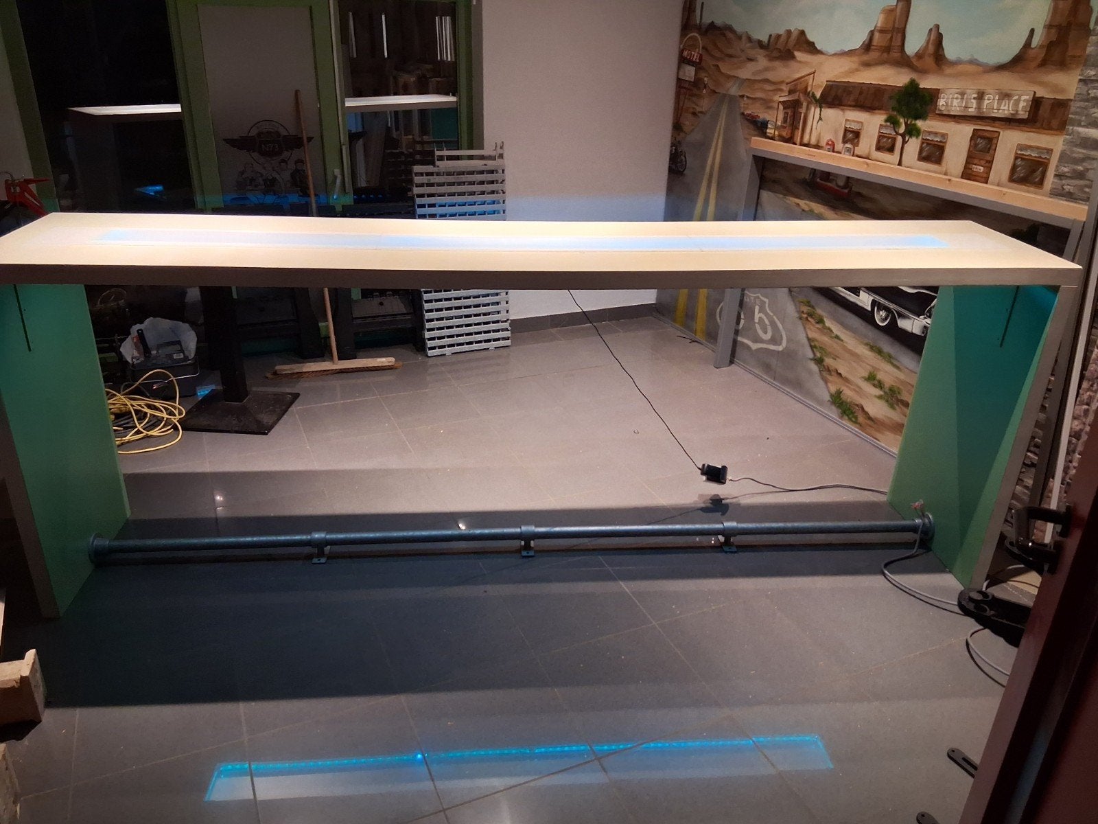 koffie staantafel / bar met led RGB, Ophalen