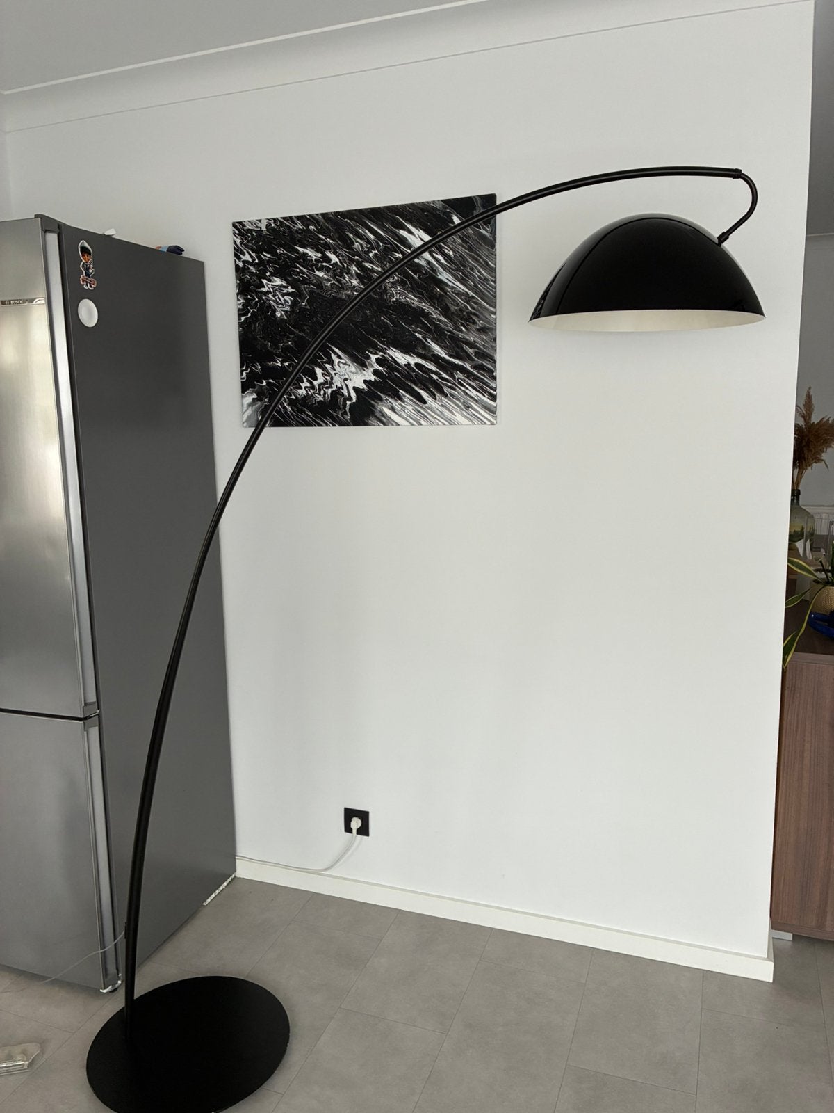 Design vloerlamp Estiluz Pluma P-2959 – Made in Spain, Ophalen, Zo goed als nieuw