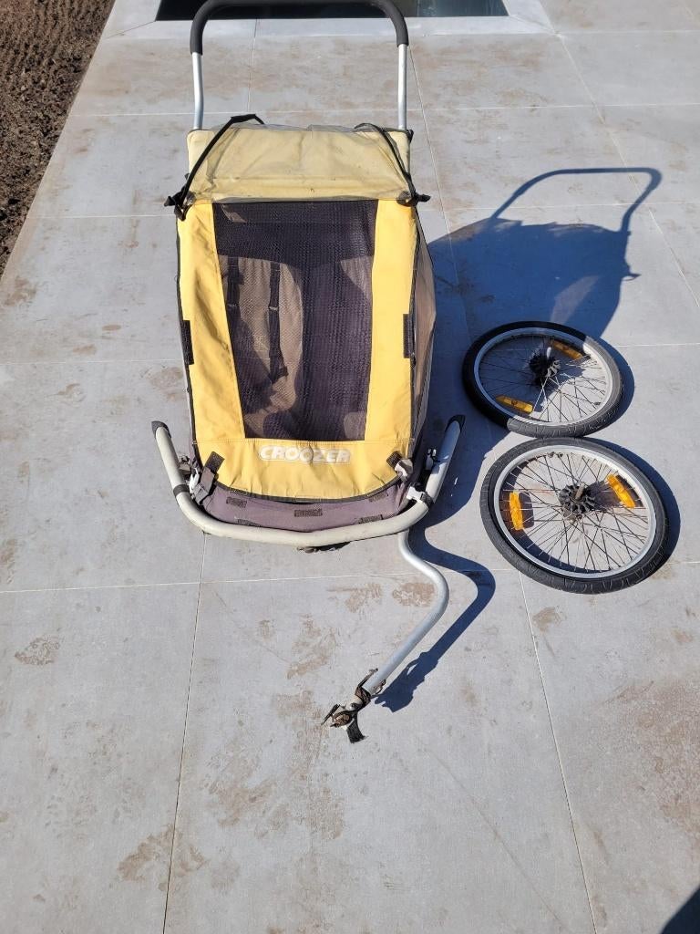 Fietskar Croozer 2 kinderen, 20 à 40 kg, Croozer, Enlèvement, Utilisé