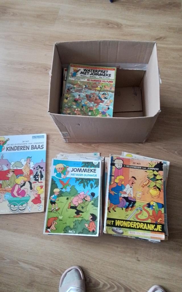 Jommeks strips, Jef Mys, Enlèvement, Utilisé, Plusieurs comics