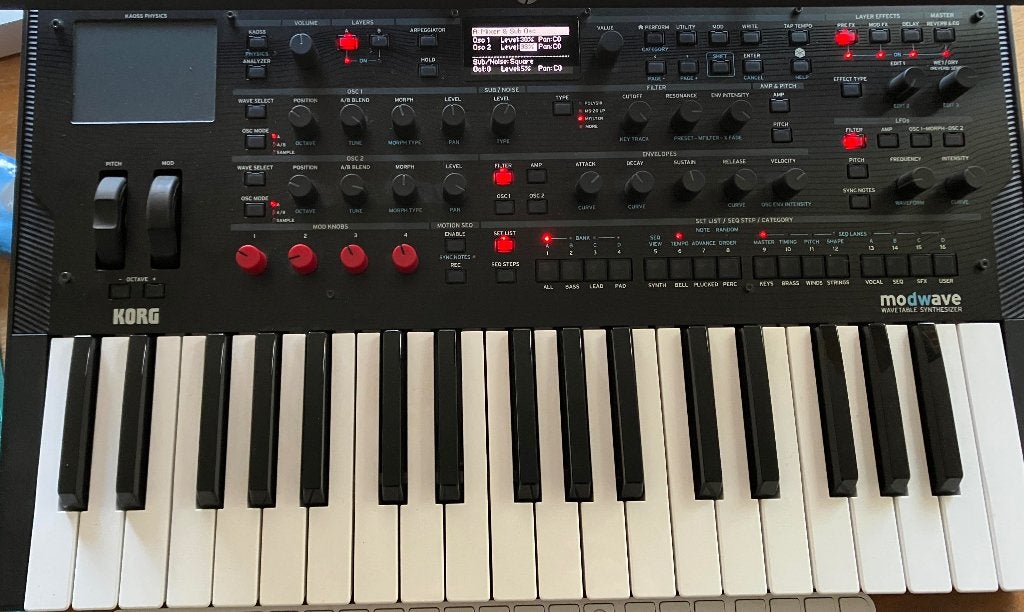 Korg Modwave mk1, Muziek en Instrumenten, Ophalen, Zo goed als nieuw, Overige aantallen, Korg