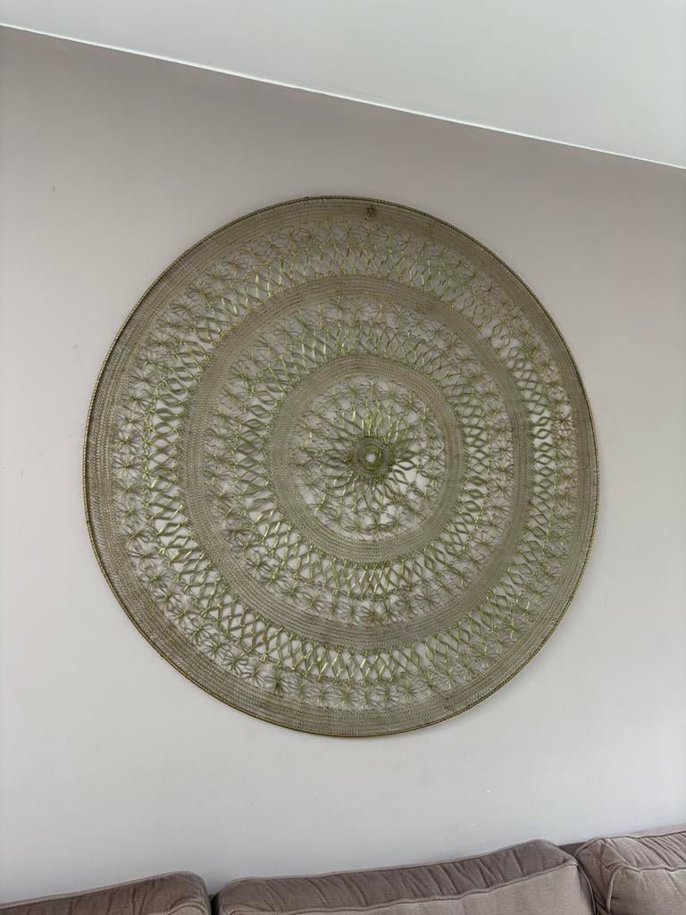 Mandala metalen wanddecoratie, Ophalen, Zo goed als nieuw