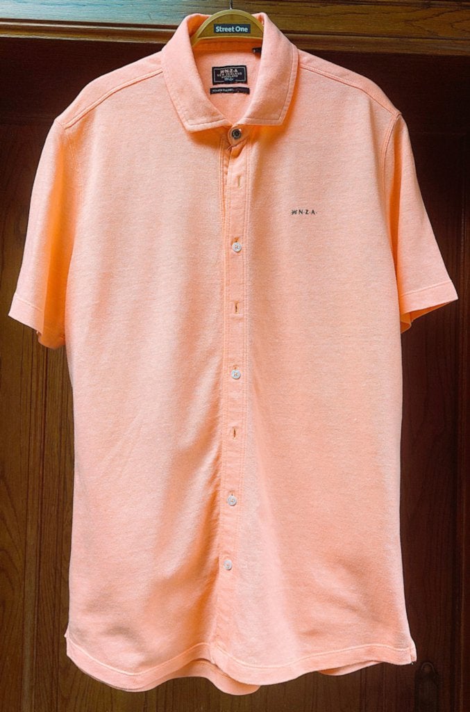 NZA - Polo - Orange fluo - XL - Comme neuf, Taille 56/58 (XL), Comme neuf, Enlèvement, Orange