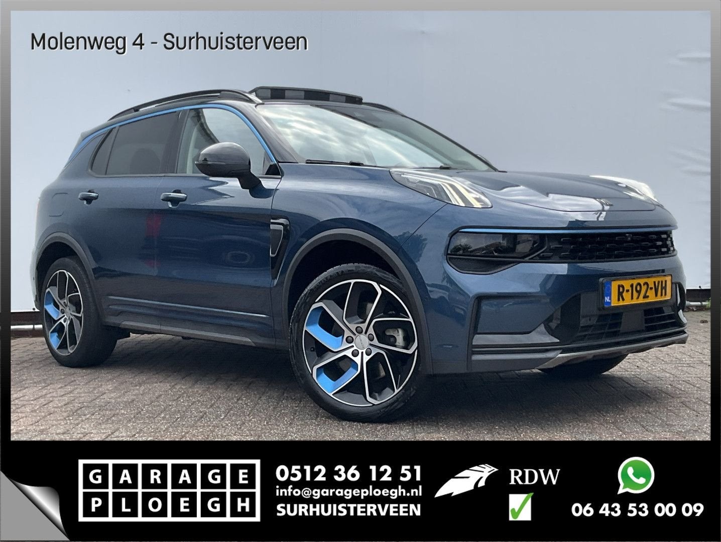 Lynk&Co 01 1.5 PHEV 262PK Adapt.Cruise 360° Cam Carplay Plug, Autos, Lynk & Co, Entreprise, Hybride Électrique/Essence