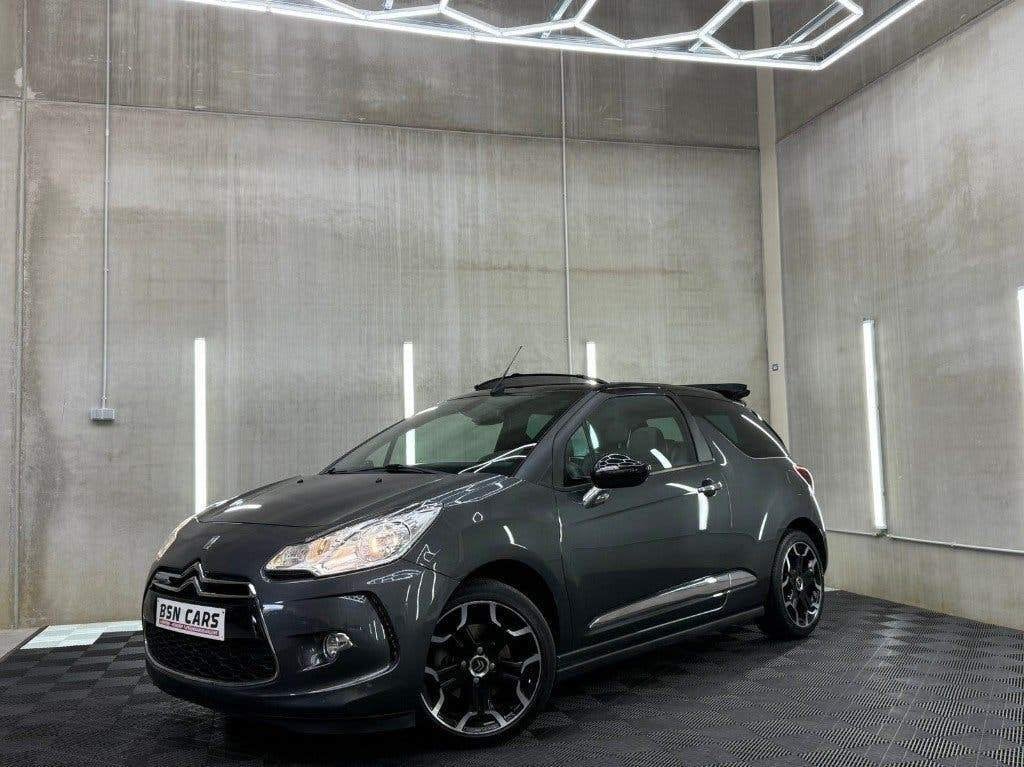 DS 3/CABRIO/LEER/ZETELVERWARMING/1.6/GARANTIE, Auto's, Voorwielaandrijving, Cabriolet, DS, Leder
