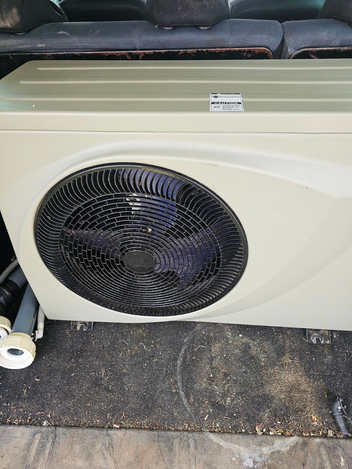 Zwembad warmtepomp 7.6kw full inverter, Ophalen