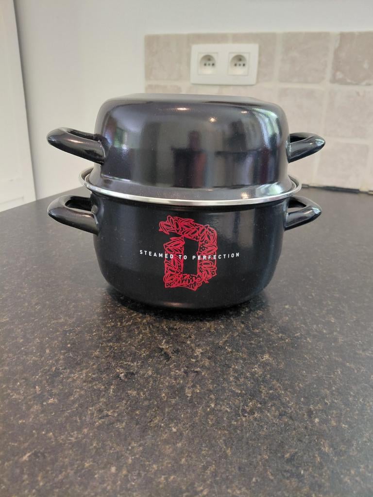 Duvel mosselpot 20 cm diameter, Huis en Inrichting, Ophalen, Zo goed als nieuw, Overige typen