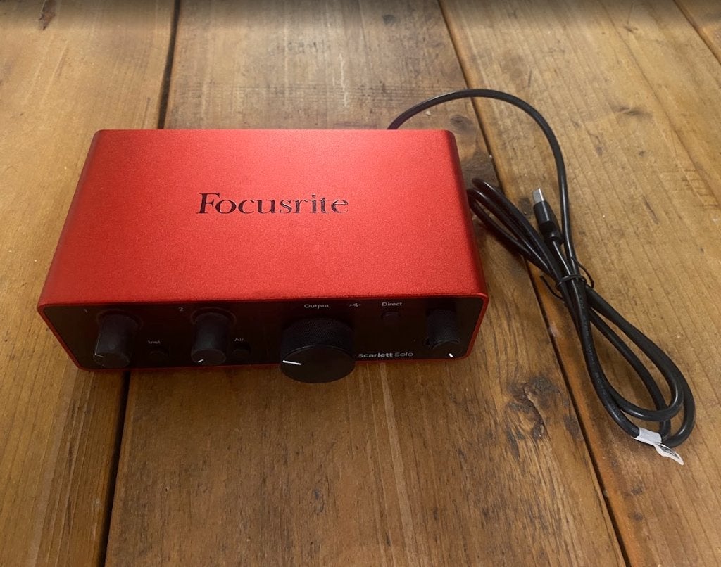 Focusrite Scarlett Solo 4th gen, Audio, Tv en Foto, Ophalen of Verzenden, Audio