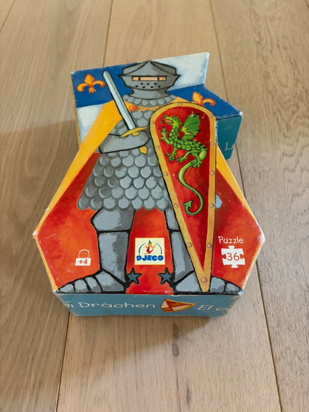 Ridder puzzel 36 stukjes, Ophalen of Verzenden, 10 tot 50 stukjes, Zo goed als nieuw, 4 tot 6 jaar