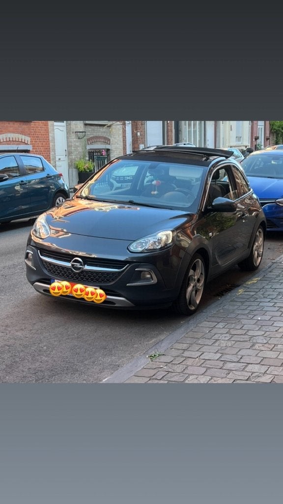 Een auto, Auto's, Opel, ADAM, Cabriolet, Leder, Handgeschakeld