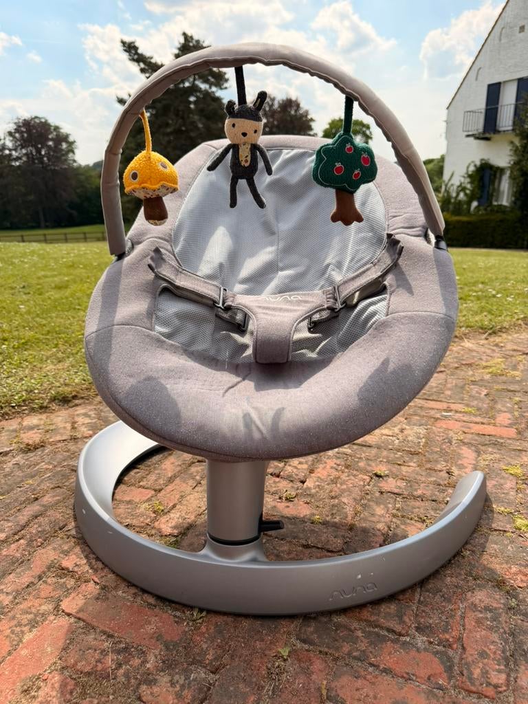 Nuna Leaf Grow avec une arche de jeu en granit, Enfants & Bébés, Autres marques, Comme neuf, Enlèvement, Avec ceinture(s)